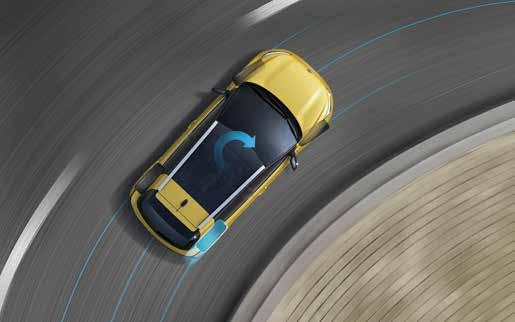 Torque Vectoring System (TVS) An additional function of the integrated electronic stability control system, our new TVS technology means the Kia Stonic maintains a higher degree of handling stability