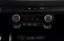 Air conditioning The manual air conditioning features soft touch dials and switches to help you easily