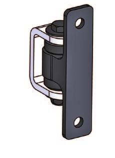 Heavy Duty Sealed Bearing Hinges All Hinges have Horizontal Adjustability of approximately 1/2" For each side of the hinge, you choose: 44Aluminum or Steel material 44Bolt-on or Weld-on application