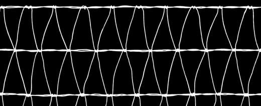 100' 152 70330 Keepsafe V-Mesh Horse Fence features v-mesh weave Keepsafe For equine applications, it is recommended that a sight rail be installed.