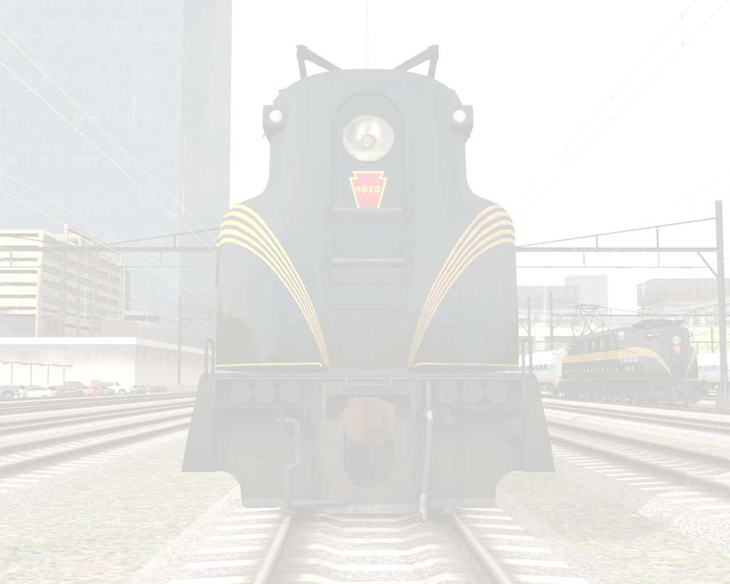 4 Using the PRR GG1 Locomotive in Custom Scenarios 4.