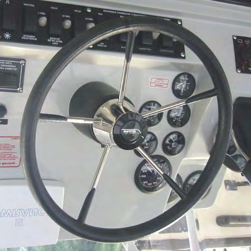Section 6 Maintenance Steering System Your boat is equipped with a manual hydraulic steering system.! WARNING Follow steering system manufacturer s maintenance recommendations exactly.