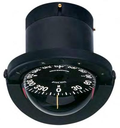 Boat Systems Section 4 Compass Deviation The location of your compass has been selected to minimize deviation caused by other equipment installed on the boat.