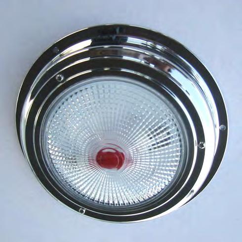 Boat Systems Section 4 Console Interior Dome Light Your boat is equipped with a 12 VDC console interior dome light. The dome light is used to light the interior of the console.