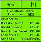 8.10 COMMUNICATION (OPTIONAL) The CYGNUS connects to a DeviceNet or Profibus-DP bus through an optional HMS fieldbus system gateway. The gateway formats the data for the specific field bus.