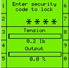 8.12 SECURITY LOCK OUT This function allows you to lock all tuning, calibration and configuration parameters to prevent unauthorized tampering.