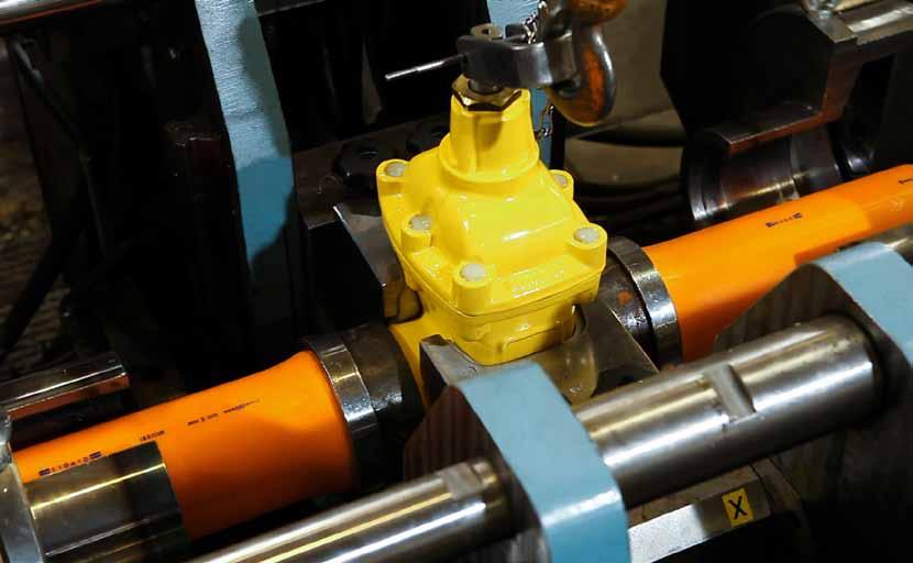 This ensures that the connection remains tight and tensile resistant the entire service life of the pipeline.