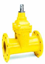 AVK FLANGED GATE VALVE, PN 0/6, CTC 0/70-00 Flanged gate valve, for gas to -0 C to +60 C, face to face according to EN 558 table basic series 5 (long DIN F5).