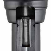 The bottom cover protects the valve spindle from impurities and enables it to rotate freely.
