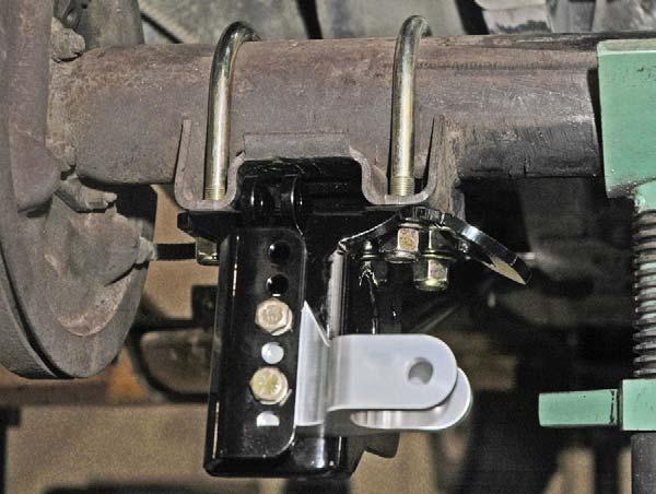 62. Install the billet lower-shock mounts at the lower axle bracket using 3/8