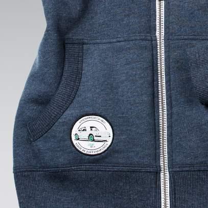 7 label on the cuff and round RS 2.7 badge on the pocket. 60 % cotton, 40 % polyester. In gray mélange.