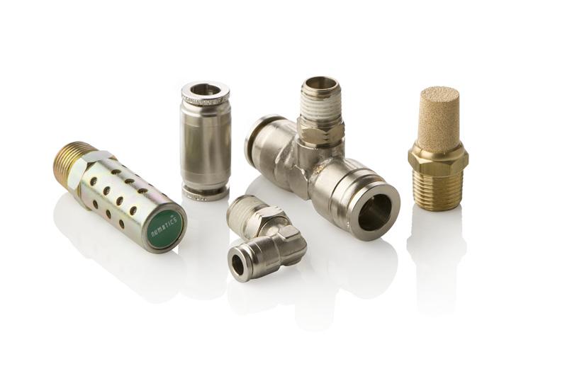 TUBE FITTINGS & ACCESSORIES BENEFITS Pressure rating to 265 psi Temperature range: -20 F to 176 F Push-in fittings with NPTF threads PTFE thread sealant diameter: 1/8" to 1/2" Thread size: 1/8" NPTF