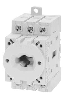 Motor Disconnect Switches Series 7 Base Mounted 3 Pole Switches - 90 o Throw ➊➌ 3 Pole 1/1 3/2 5/3 2/T1 4/T2 6/T3 Plastic Plastic Metal Catalog Number