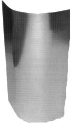3, VSD Model luminum, 104.3" MP-13547 Front Corner Radius Stainless Steel, 92.3" 1.375" 1.