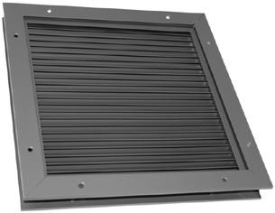 MODEL SDL STEEL DOOR LOUVER Models SDL are heavy duty door louvers. The flanged frame has welded and/ or staked mitered corners for added strength.