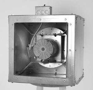R MODEL SQD SQUARE INLINE DIRECT DRIVE CENTRIFUGAL DUCT FAN APPLICATION Model SQD square inline duct mounted fans are available in sizes 6 through 15, moving up to 2,800 CFM, with static pressure