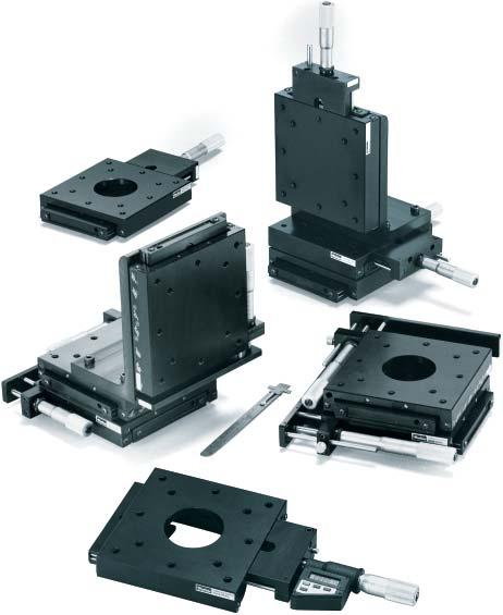 Linear Positioning Stages 4400 Series (5.0 inches wide) Square Face, Multi-xis Stages The 4400 positioning stage provides a large fi ve-inch-square mounting surface on a relatively low profi le (1.