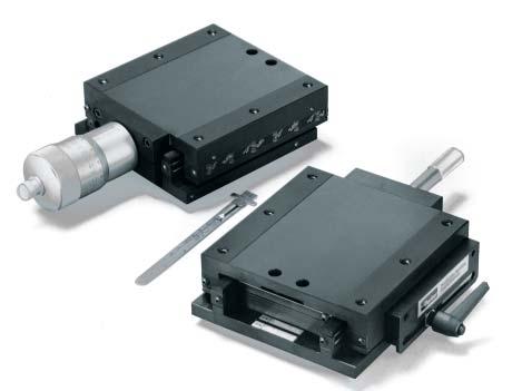 Linear Positioning Stages 4900 Series (6.0 inches wide) Micrometer Driven Specifications English Metric Travel: 1.0-2.