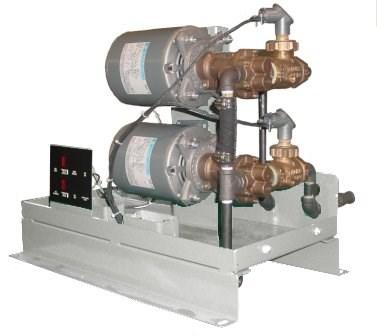 MECHANICAL OPTIONS 397 397-12A REMOTE PUMPING UNIT (RPU) A Weatherproof (NEMA 3R) base and enclosure used to re-locate the pumping system (up to and including duplexed 23-gpm pumps) from a day tank