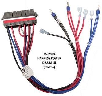 4490 : HARNESS POWER DISB L (left) UL From: SSRB Heatsink To: