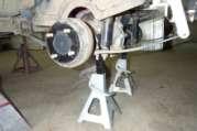 unbalanced rear axle assembly. A.