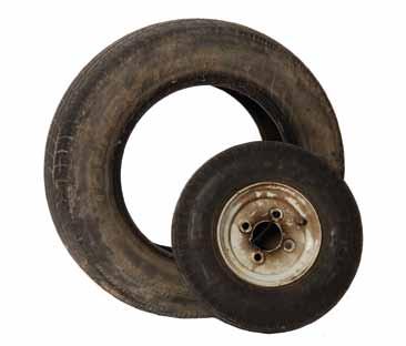 Used tires Tires take up valuable landfill space and can release pollutants into the environment.