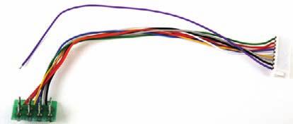 98 Wire Harness LokSound By ESU 397-51953 88mm Length, 8 Pin NMRA Plug to 9 Pin