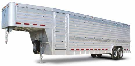 Low profile option available on any length trailer Shown with