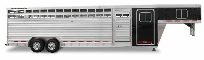 Model 8413 Versatile combo trailer available in lengths of 16', 20', 24', 28' and 32' 7', 7'6" or 8' wide 7' tall 4' straight wall or 3'