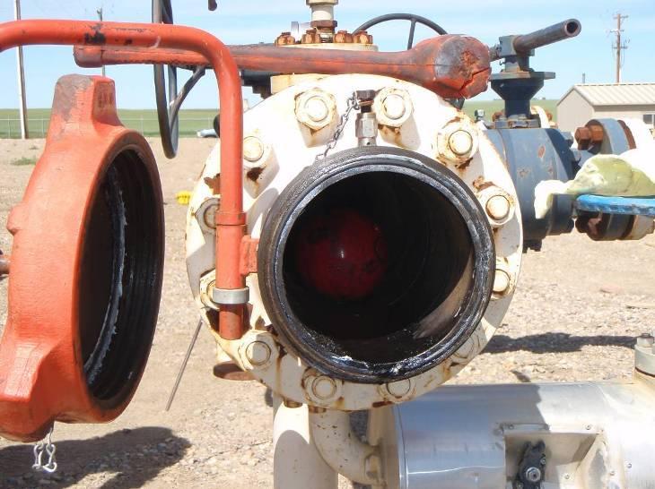 Scope of Work per Inspection: EnCana Responsibilities: - Staffing at Severn Compressor plant to launch Smartball through pig launcher.