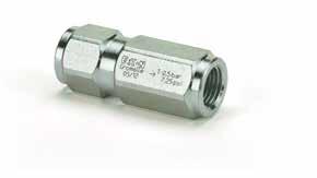 FLUID TRANSFER R4000 Series (Steel) The Eaton R4000 Series steel check valves are designed for multipurpose hydraulic applications to either allow flow of fluid in one direction only or limit the