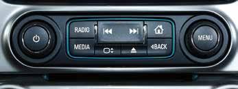 commands or answer a call Faceplate in tahoe/suburban 7 8 9 0 On/Off Volume knob Radio  available radio bands Radio seek forward and ward Home Page