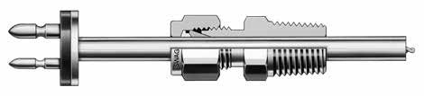 2 ➀ The dimension is the minimum nominal opening. These fittings may have a larger opening at the pipe/straight thread end.