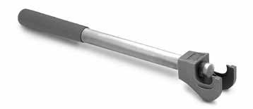 TUB Features llows user to hold fitting body firmly and precisely Is available in a variety of sizes Fits and carries easily in tool box, pouch, or belt Head and handle constructed of stainless steel