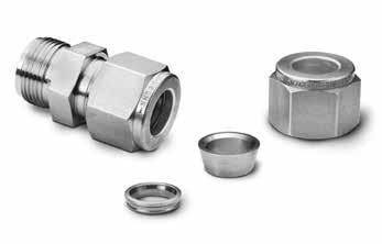 Gaugeable Fittings and dapter Fittings 7 Thermal Shock The elastic, live-loaded two-ferrule design compensates for changes in temperature during system start-up and shutdown and helps eliminate