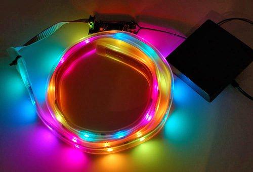Battery Power for LED Pixels and Strips Created by