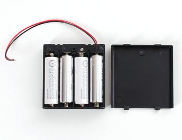When cells are wired in series (joined end to end, as when installed in our 4X AA battery holder (http://adafru.