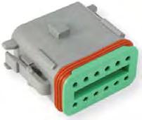 for 8 way receptacle WM-8S Wedgelock for 8 way plug WM-12P Wedgelock for 12 way receptacle WM-12S Wedgelock for 12 way plug Special Modifications The DT Series connectors offer several modifications