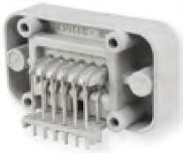 Splices Camcar accept thread one forming pin and screws one are recommended. socket. See drawing.