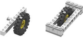 3.4 Wheel Loading and Friction The weight of the RCX brick, batteries, three motors, a light sensor, and a rotation sensor is close to 1 pound.