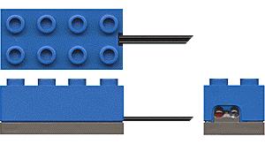 Question: What is the resolution of the rotation sensor in Figure 4-16? 4.4 Light Sensor The light sensor is a 2 x 4 LEGO brick that contains a red light emitting diode (LED) and a photo transistor.