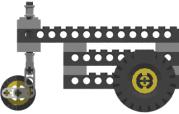 CG Figure 5-6. Triangle Shaped Wheel Layout The caster can be placed either in front of or behind the drive wheels.
