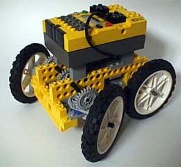 Figure 5-12. Two steered wheel robots 5.2.1 Turning A steering drive robot has a non-zero turning radius.