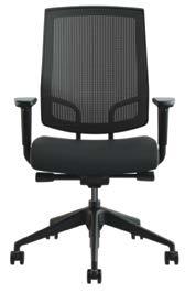 MESH BACK TASK CHAIR Invigorated with sporty back, arm and mesh options, the best-selling Focus still offers superior long-term comfort for a task environment.