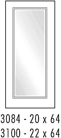 Section EE 2-5000-15 Page 18 Clear Door Glass SDI Plastic Surround Inserts w/ Insulated Glass For 1-3/4 Steel Doors Loose Inserts - Not Installed Cutout dimension: 1 over height and width 1 Light