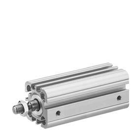 Ports: - double-acting with magnetic piston Cushioning: elastic Piston rod: external thread 1 Standards ISO 21287 Compressed air connection Internal thread Working pressure min./max.