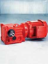 The sealing surfaces are not subject to any load pressure as the force flows through the single piece housing. Your benefit: reliable gearmotor system with a long service life.