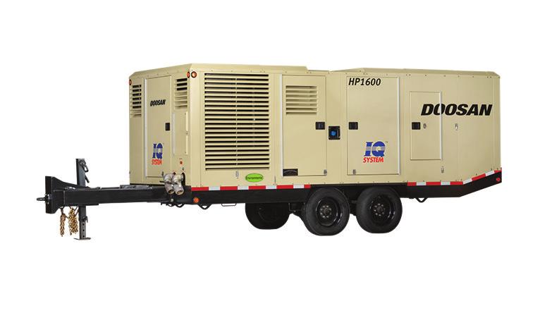 The industry s first 1,600 cfm compressor with a fuel-efficient Tier 4Cummins QSX15 engine, the HP1600 balances 580 horsepower at 1,800 rpm with quiet operation.