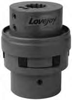 L Type Coupling offers standard shaft-to-shaft connection for general industrial duty applications Standard L Type coupling hub materials are either sintered iron (L035-L190) or cast iron (L225-L276)