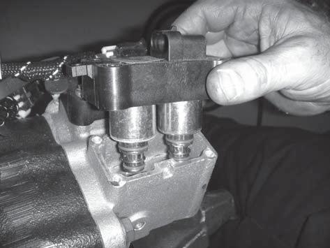 Note: Follow same procedure for the installation of the Deep Reduction Valve or Range Valve.